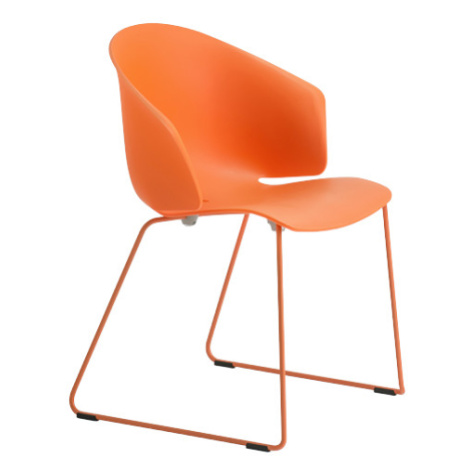 Oranžové konferenční židle