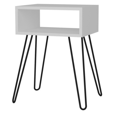 Kalune Design Odkládací stolek Tuana bílý
