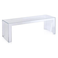 Kartell - Konferenční stolek Invisible Side - 120x40 cm