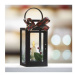 EMOS Vánoční lucerna se svíčkou Tupi 20 cm černá