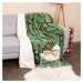 4Home Vánoční beránková deka Woof, 150 x 200 cm