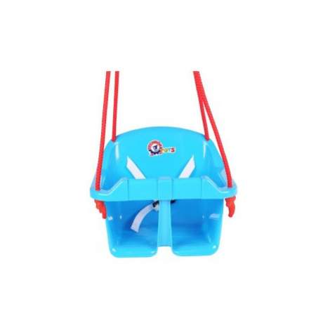 Houpačka Baby plast modrá nosnost 20kg 36x30x29cm 24m+ Teddies