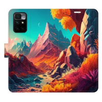 iSaprio flip pouzdro Colorful Mountains pro Xiaomi Redmi 10