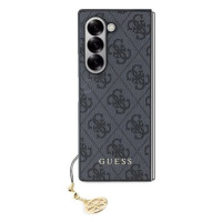 Guess 4G Charm Zadní Kryt pro Samsung Galaxy Z Fold6 Grey