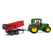 Bruder Farmer - traktor John Deere s vlekem