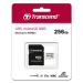 TRANSCEND MicroSDXC karta 256GB 300S, UHS-I U3 V30 + adaptér