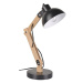 Stolní lampa UNLE 66391 BLACK-WOOD LB1