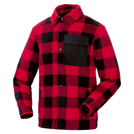 Parkside® Pánský flanelový overshirt (červená, S (44/46))