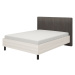 Manželská postel 160x200 i donna - jasan bílý/černá