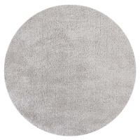 Světle šedý kulatý koberec ø 133 cm – Flair Rugs