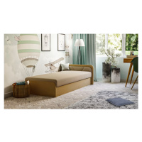 Artelta Jednolůžková postel PARYS hnědá | 80 x 190 cm Barva: Alova 66, Provedení: pravé