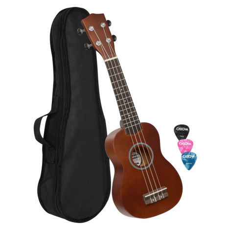 Cascha EH 3953 Sopránové ukulele Brown