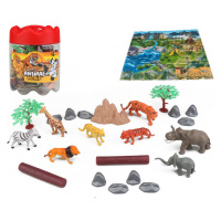 MAC TOYS Zvířata safari set 21ks