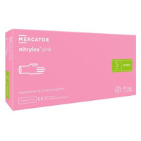 MERCATOR MEDICAL Nitrylex Pink růžové, 100 ks, vel. S