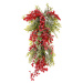 Autronic Vánoční dekorace - červené jeřabiny a zelené větvičky PRZ3521