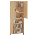 vidaXL Skříň highboard dub sonoma 69,5 x 34 x 180 cm kompozitní dřevo