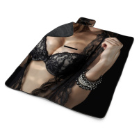 Plážová deka Žena: 200x140 cm