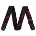 Jackson Splatter Strap, Black & Red