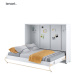 Dig-net nábytek Sklápěcí postel Lenart CONCEPT PRO CP-04 | 140 x 200 cm Barva: Bílá