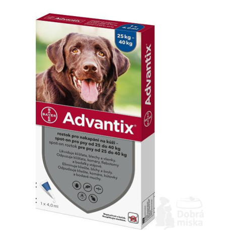 Antiparazitika a spreje pro psy Advantix