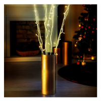 LED Vánoční dekorace 40xLED/3xAA bílá