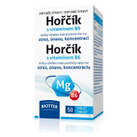 Biotter Hořčík 125 mg s vitamínem B6 50 tablet