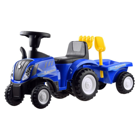 mamido  Dětské odrážedlo traktor s vlečkou modré