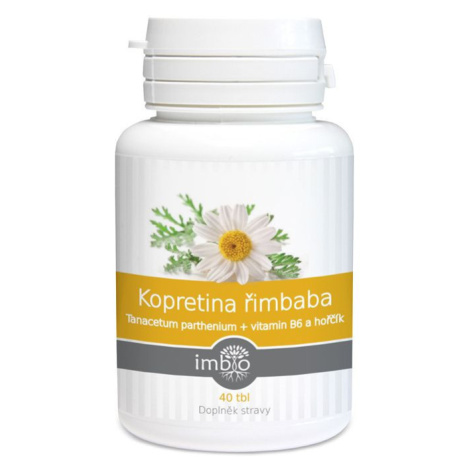 Imbio Kopretina řimbaba + vitamín B6 a hořčík 40 tablet