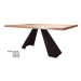 Drewmax Jídelní stůl Metal ST370 / dub Barva: Dub bělený, Provedení: A 160 x 75 x 90 cm