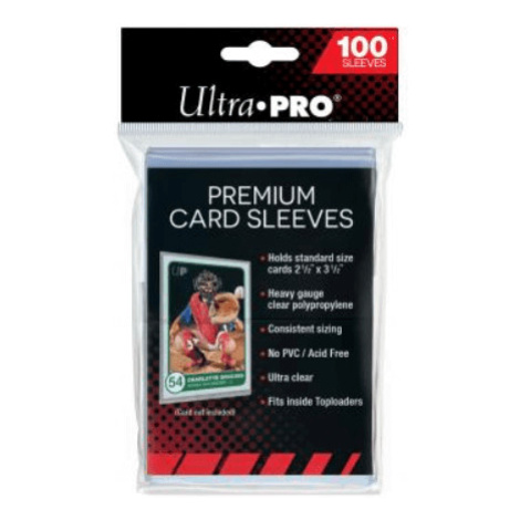 Obaly na karty UltraPro Průhledné - Premium - 100 ks
