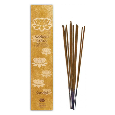 Golden Lotus vonné tyčinky - Santal 10ks Natural Incense