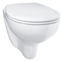 Wc s prkénkem softclose závěsné Grohe Bau Ceramic alpská bílá zadní odpad 39351000