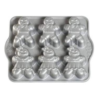 Forma pečící na mini bábovky Perníček NORDIC WARE stříbrná 31x25cm