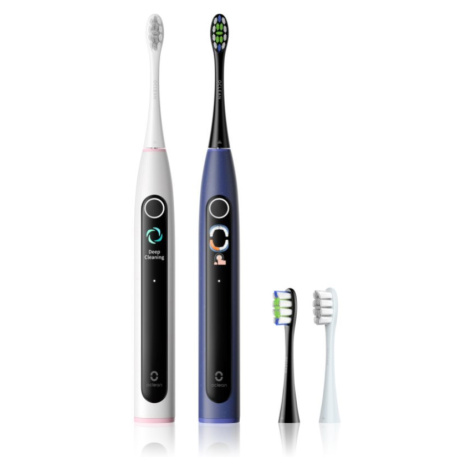 Oclean X Lite Duo Set sonický zubní kartáček + náhradní hlavice Blue+Grey