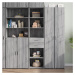 vidaXL Skříň highboard šedá sonoma 45 x 42,5 x 185 cm kompozitní dřevo