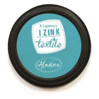 Textilní razítkovací polštářek Aladine IZINK - tyrkysový