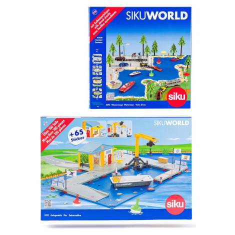 SIKU World 55125593 nakládací přístav s molem a vodní plochou
