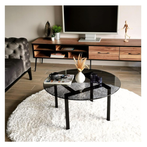 Konferenční stolek BALANCE 42x75 cm černá Donoci