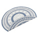 NORTHRUGS - Hanse Home koberce Kusový koberec Twin Supreme 103414 Jamaica blue creme kruh – na v