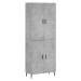 vidaXL Skříň highboard betonově šedá 69,5x34x180 cm kompozitní dřevo