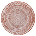 NORTHRUGS - Hanse Home koberce Kusový koberec Twin Supreme 105497 Cayenne kruh – na ven i na dom