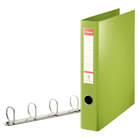 Pořadač plastový čtyřkroužkový Esselte 5,8 cm zelený Esselte Home