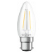 OSRAM LEDVANCE LED CLASSIC B 25 P 2.5W 827 FIL CL B22D 4099854069376