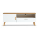 KONSIMO TV stolek FRISK dub bílý 126 x 49 x 46 cm