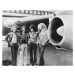 Fotografie Led Zeppelin With The Starship, 1973, Hulton Archive, 40 × 30 cm