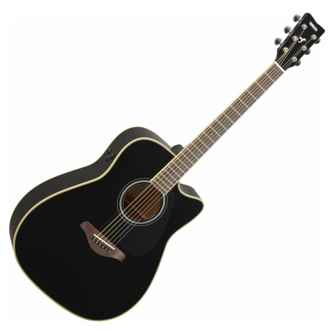 Yamaha FGC-TA Black Elektroakustická kytara Dreadnought