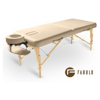 Fabulo GURU Set dřevěný masážní stůl Barva: krémová