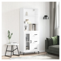 vidaXL Skříň highboard bílá 69,5 x 34 x 180 cm kompozitní dřevo