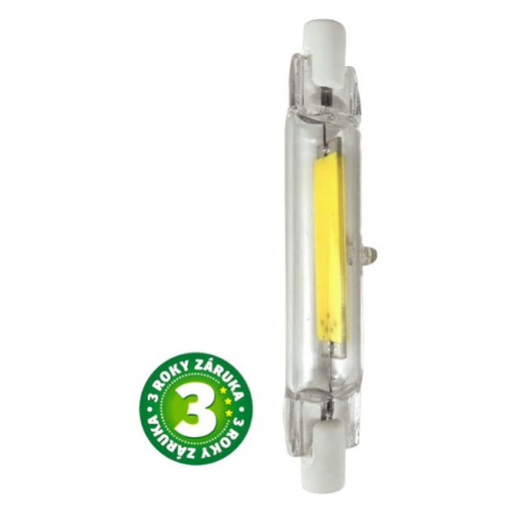 Prémiová LED žárovka R7s 78mm, 5W, 500lm, COB, denní, ekvivalent 42W