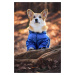 Vsepropejska Enola zimní bunda pro psa Barva: Modrá, Délka zad (cm): 25, Obvod hrudníku: 34 - 36